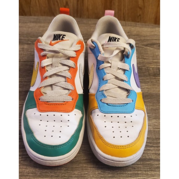 Nike Court Borough Low Recraft GS Sneakers Youth Size 4Y Multicolor